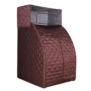 Smartmak Indoor Use Portable Sauna Tent 1 Person Relax Steam Sauna with Steamer
