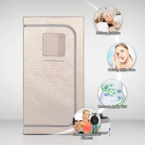 Portable Full Body Steam Sauna 1 Person Size Sauna Tent for Home Spa