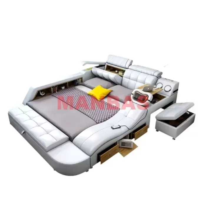 bed with hig box