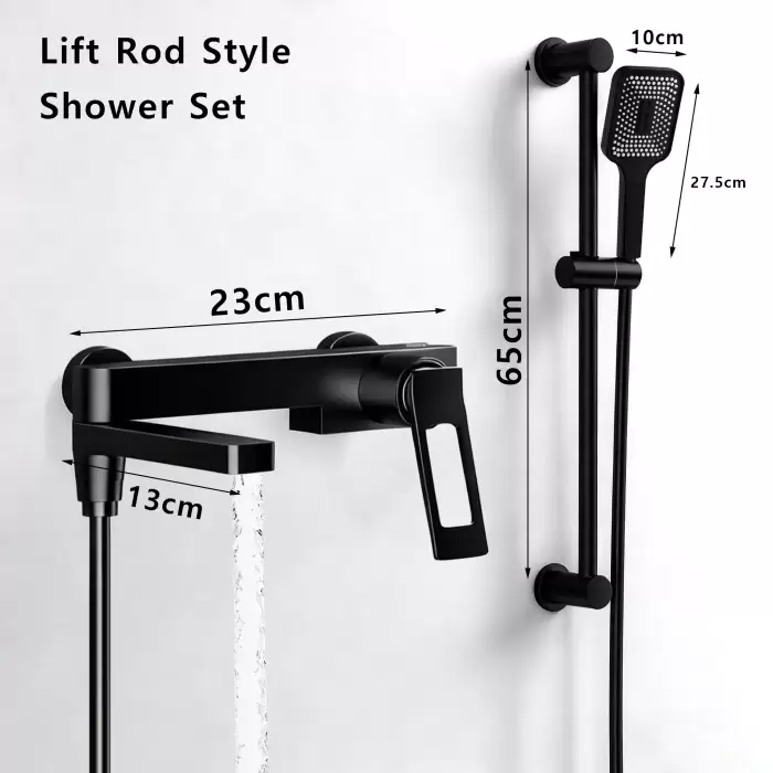 Lift Rod Shower Set