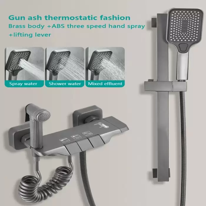 Grey 3 Way With Rod