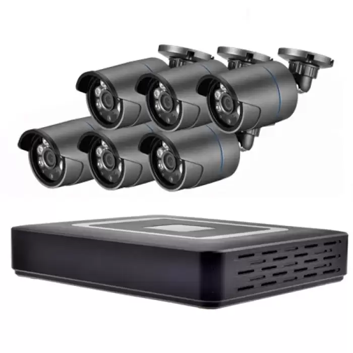 8CH DVR and 6 Camera
