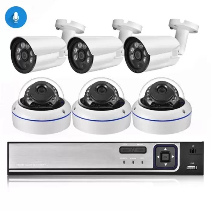 NVR and 6pcs Cam