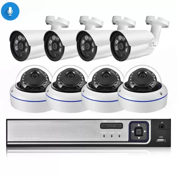 NVR and 8pcs Cam