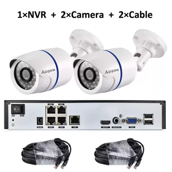 NVR 2Camera 2cable
