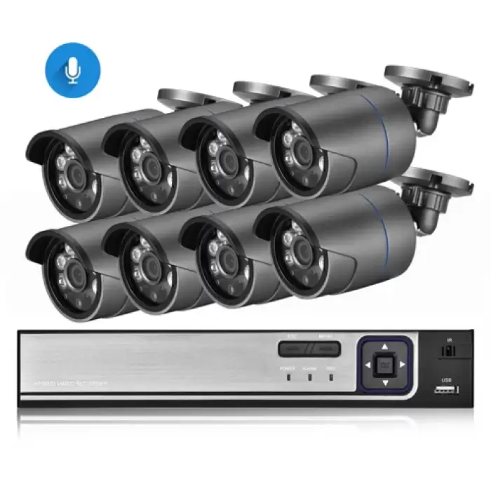 8CH NVR and 8 Camera