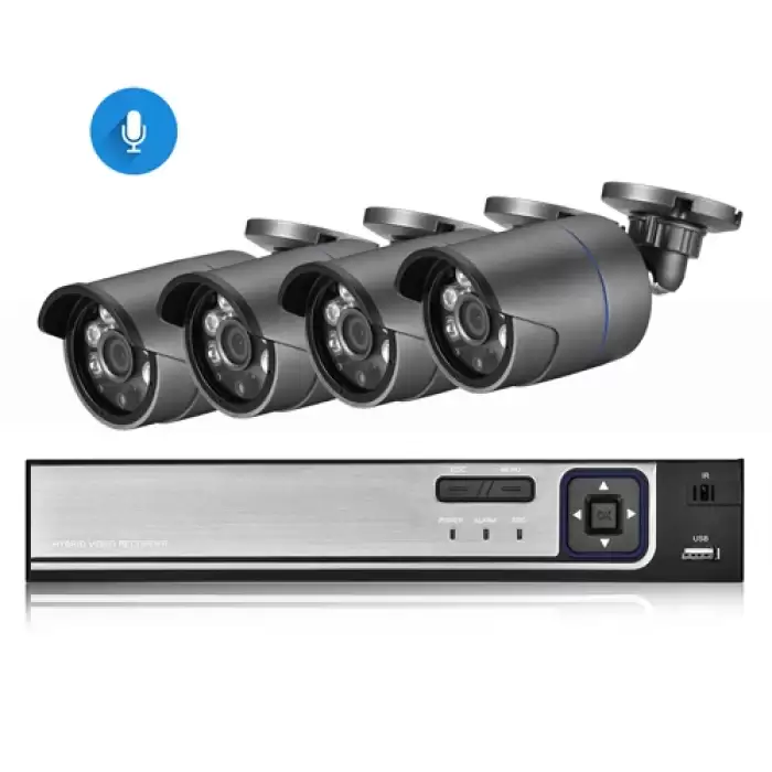 8CH NVR and 4 Camera