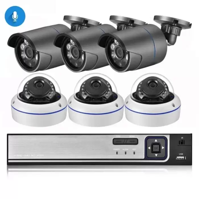 8CH NVR and 6 Camera