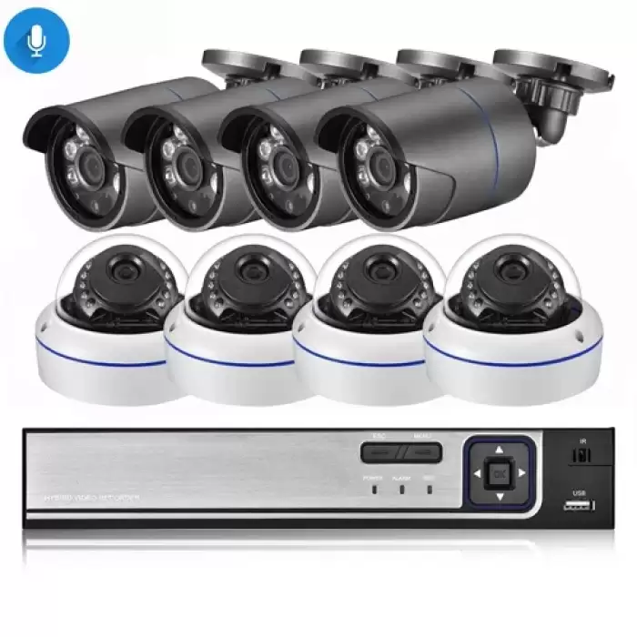 8CH NVR and 8 Camera