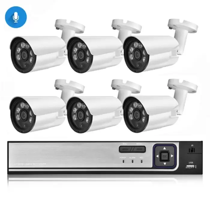 NVR and 6pcs Cam