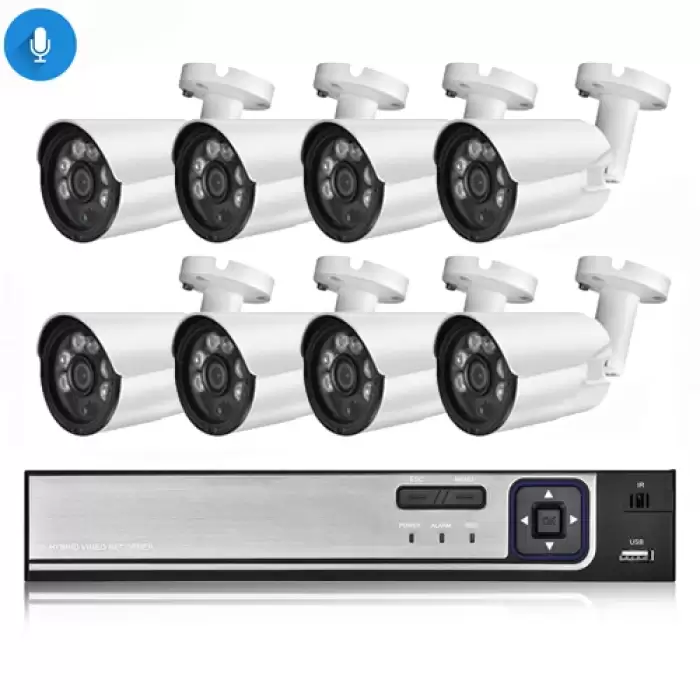 NVR and 8pcs Cam
