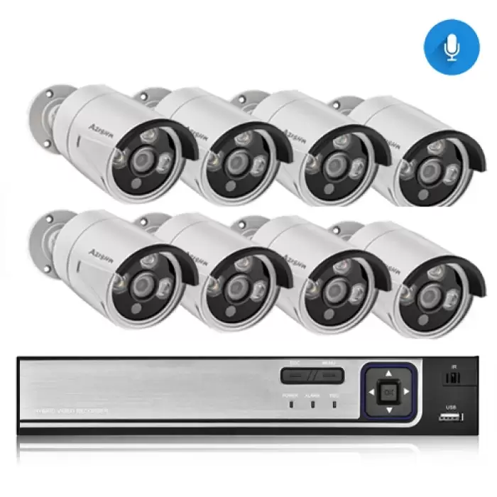 8CH NVR and 8 Camera