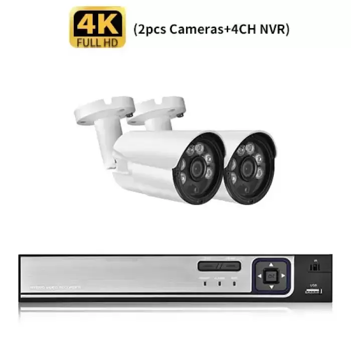 4CH NVR and 2PCS