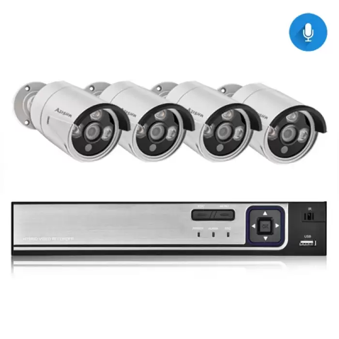 8CH NVR and 4 Camera