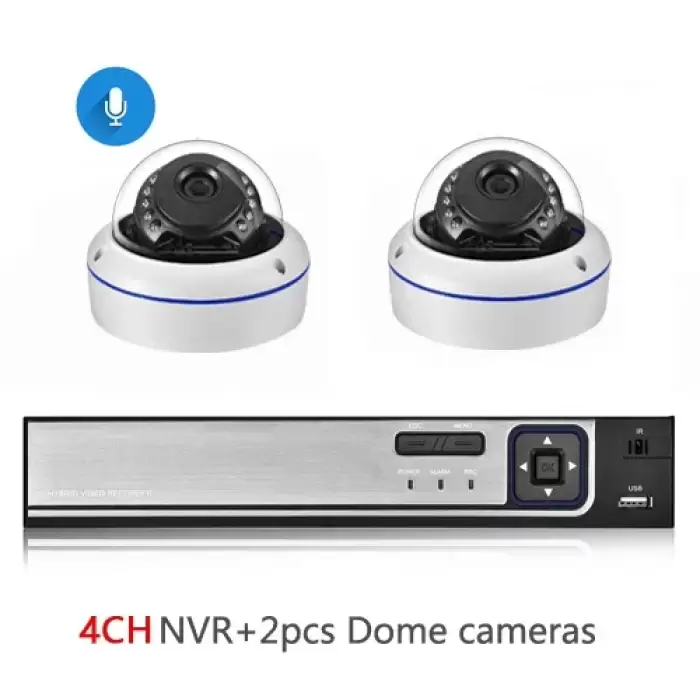 4CH NVR and 2 Camera