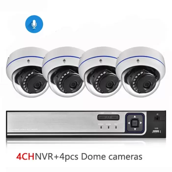 4CH NVR and 4 Camera-200004889