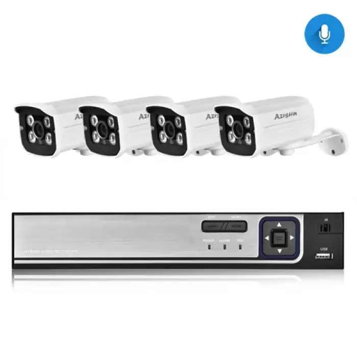 8CH NVR and 4 Camera