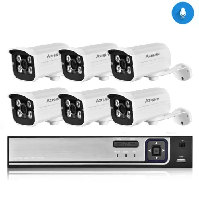 8CH NVR and 6 Camera