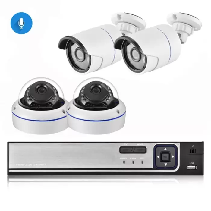 8CH NVR and 4 Camera