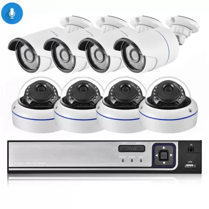 8CH NVR and 8 Camera