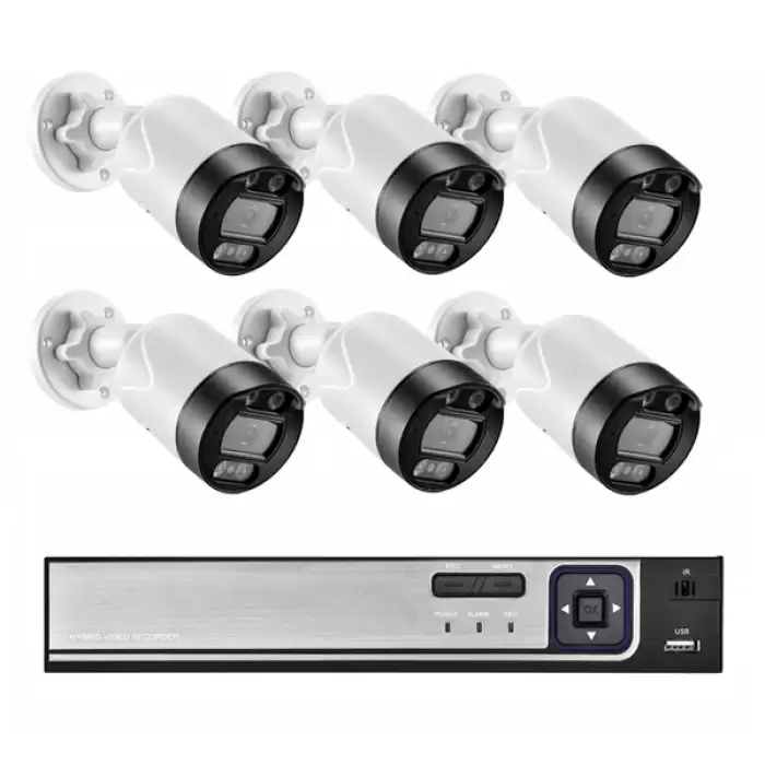 8CH NVR and 6 Camera
