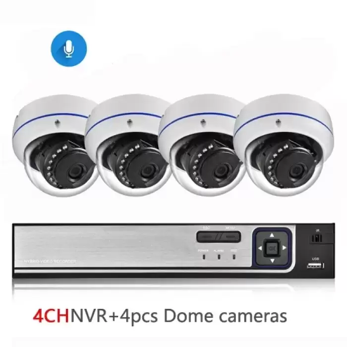 4CH NVR and 4 Camera-200004889