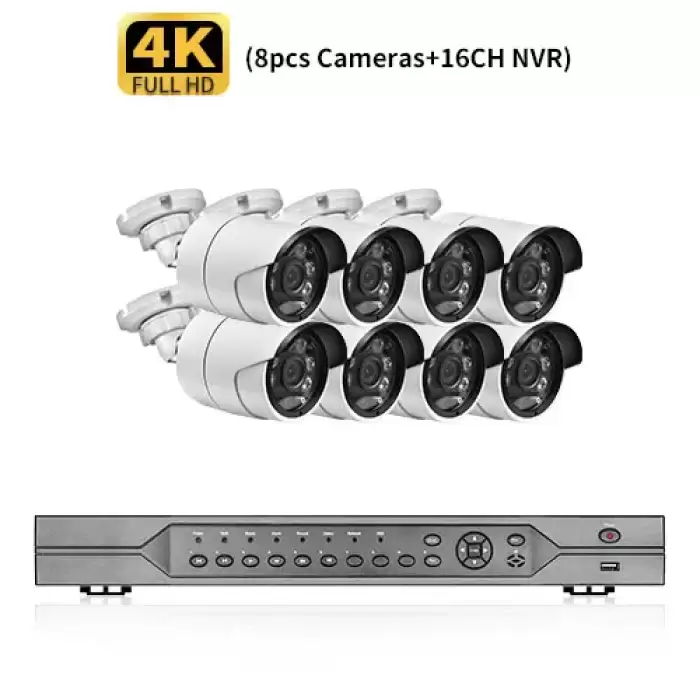 NVR and 8pcs Camera