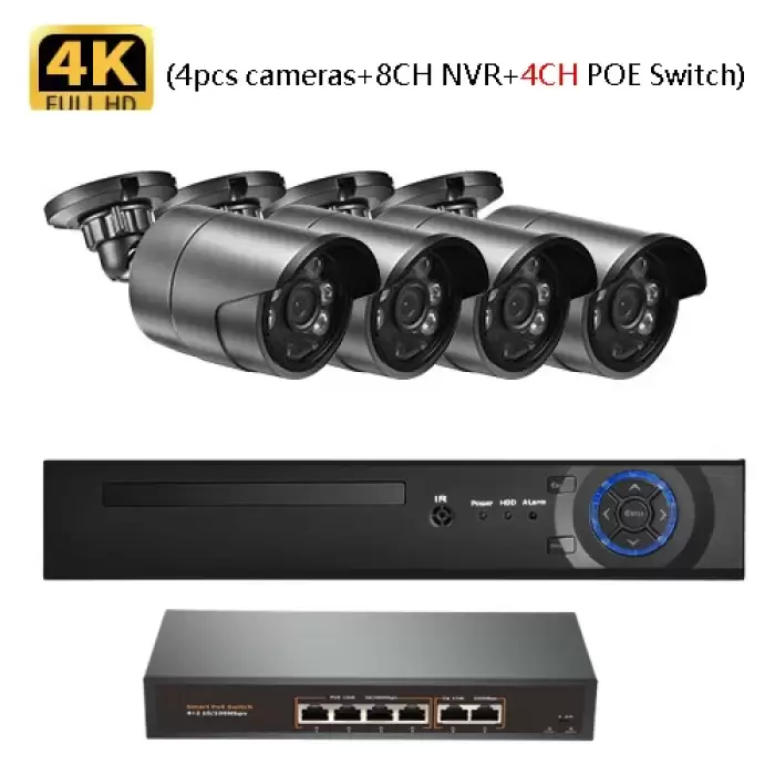 NVR and 4pcs Cam kit