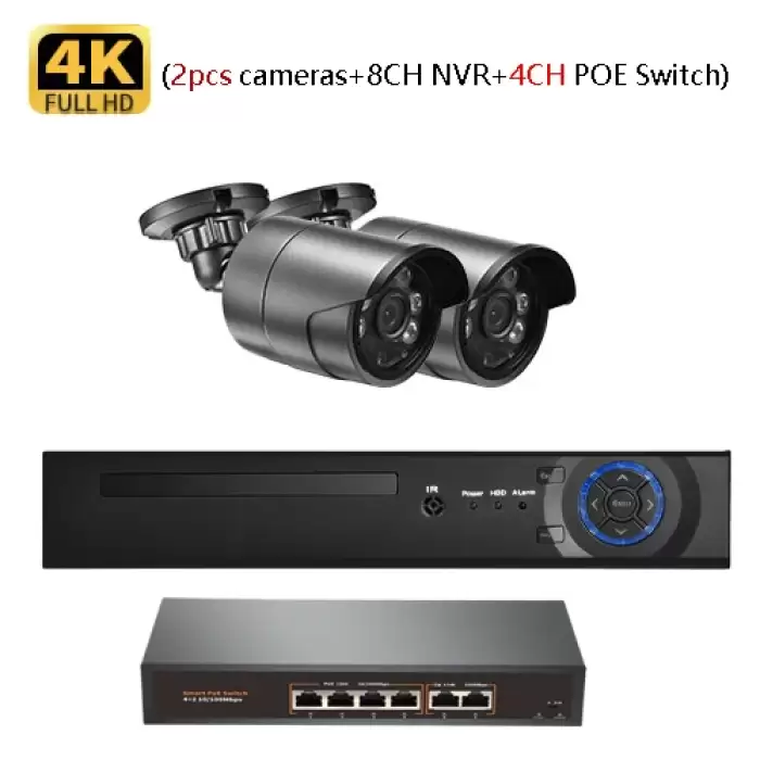 NVR and 2pcs Cam kit