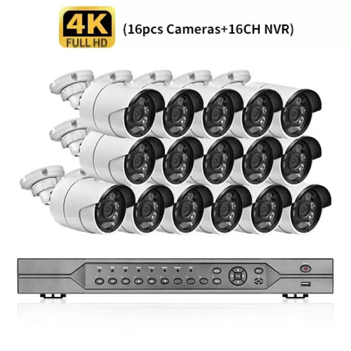NVR and 16pcs Camera