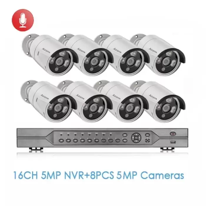 NVR and 8pcs Camera