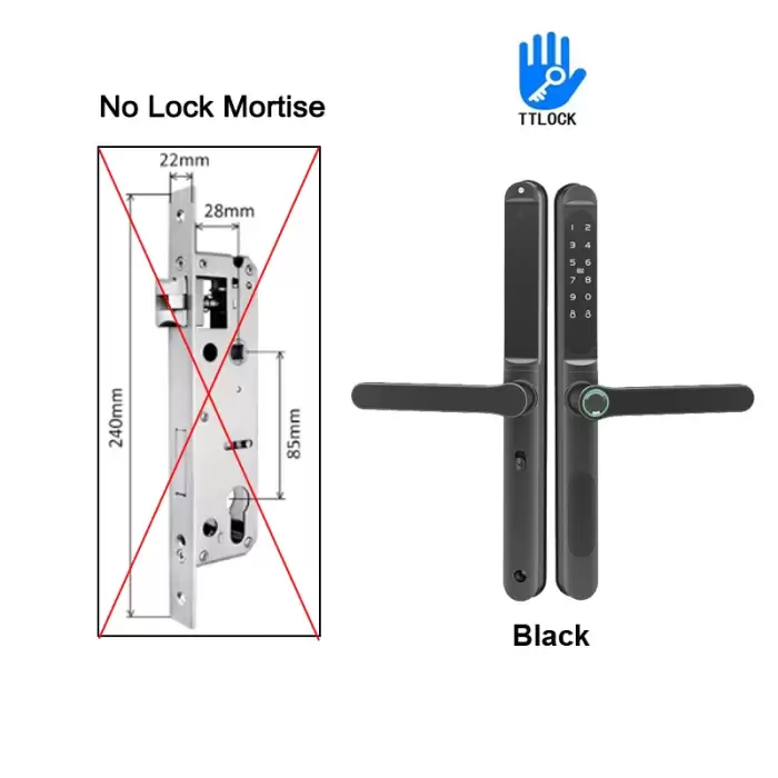 Black no mortise