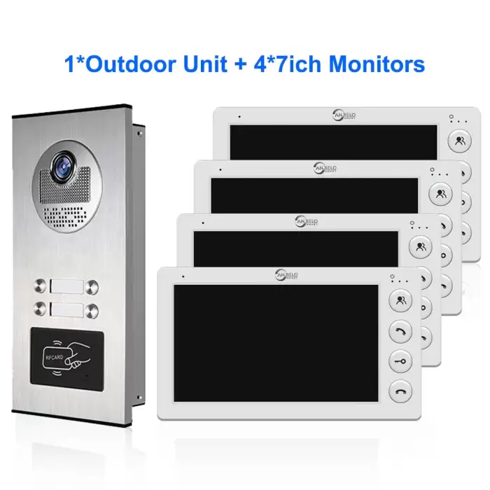4 Unit Intercom Set